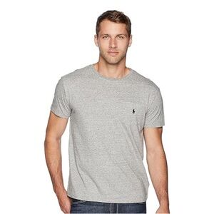 Polo by Ralph Lauren Classic Fit Crew Neck pocket Tshirt gray men’s medium